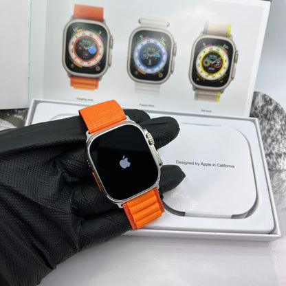 Ultra 2 Smart Watch with Apple Logo + 2 Extra Straps